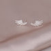 Sterling Silver Angel Wing Earrings Studs