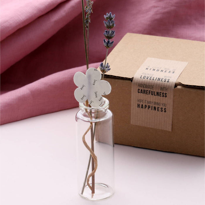 Message Bottle Earrings 'Flower And Rain'NuNu Jewellery 2023Jan, message bottle